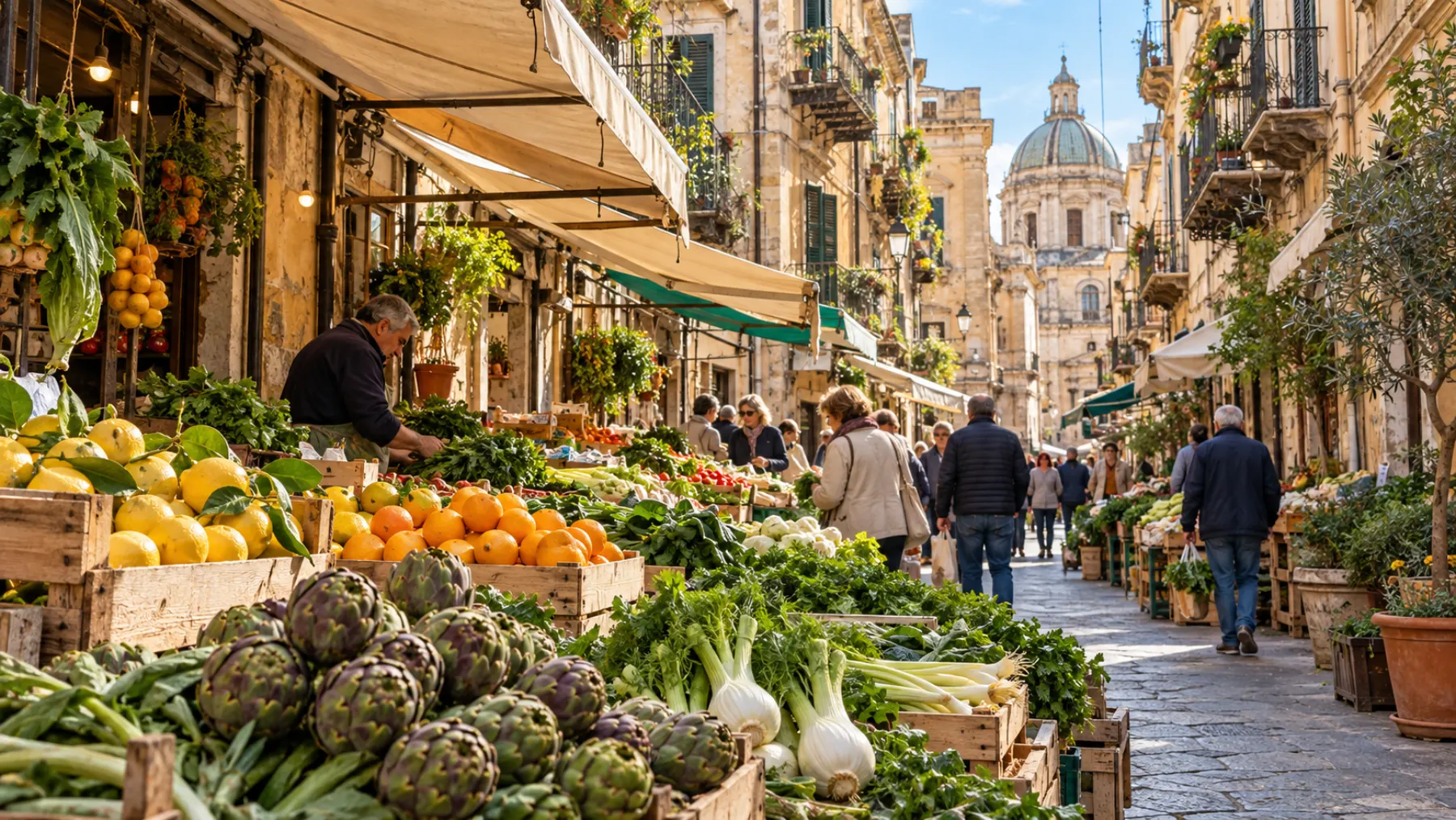 Markt in Palermo